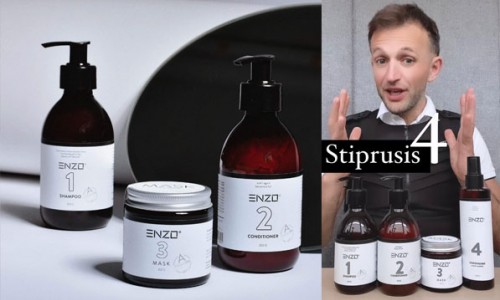 Stiprusis 4. Kosmetikos rinkinys plaukams Enzo-Organic