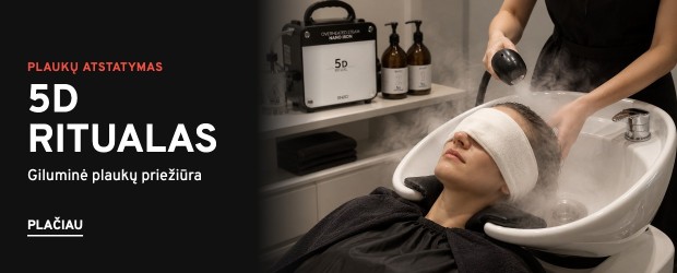 5D ritualas – atstatomoji plaukų procedūra