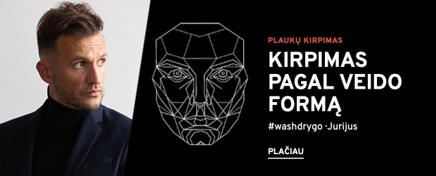 Wash Dry Go kirpimas pagal veido formą