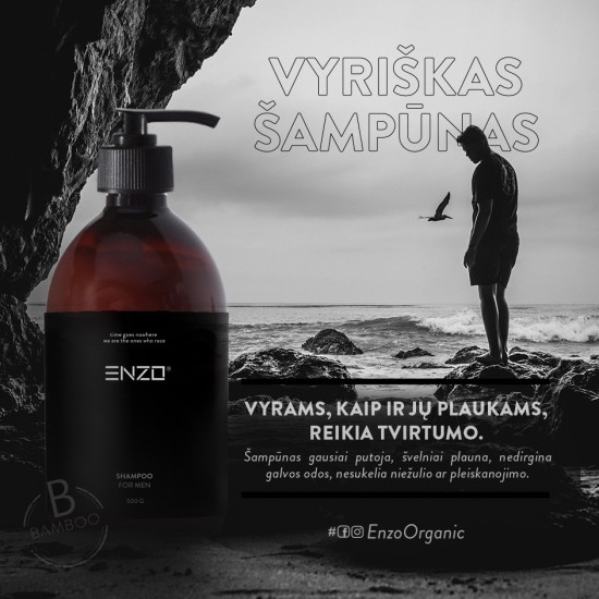 Vyriškas šampūnas ENZO For Men Shampoo 500 g